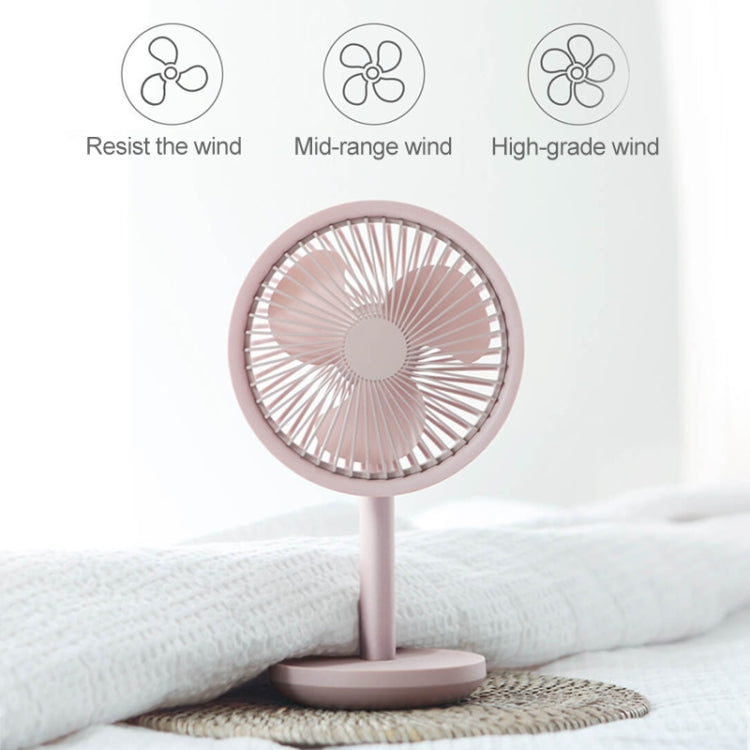Original Xiaomi Youpin SOLOVE USB Charging Desktop Electric Fan Dormitory Office Mini Fan, with 3 Speed Control(Pink) - free shipping - PMC TechLife - Order now!
