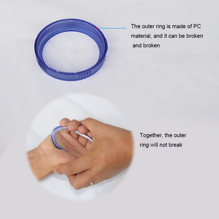 PC Negative Ions Shower Head, Size: Small, Interface:  2cm(Transparent) - Shower Head by PMC TechLife | Online Shopping South Africa | PMC TechLife | Buy Now Pay Later Mobicred
