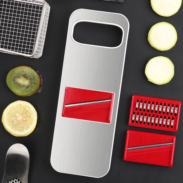 C321 Multifunctional Household Kitchen Stainless Steel Vegetables Cutter Potato Grater (Silver) - Cutter & Peeler by PMC TechLife | Online Shopping South Africa | PMC TechLife | Buy Now Pay Later Mobicred