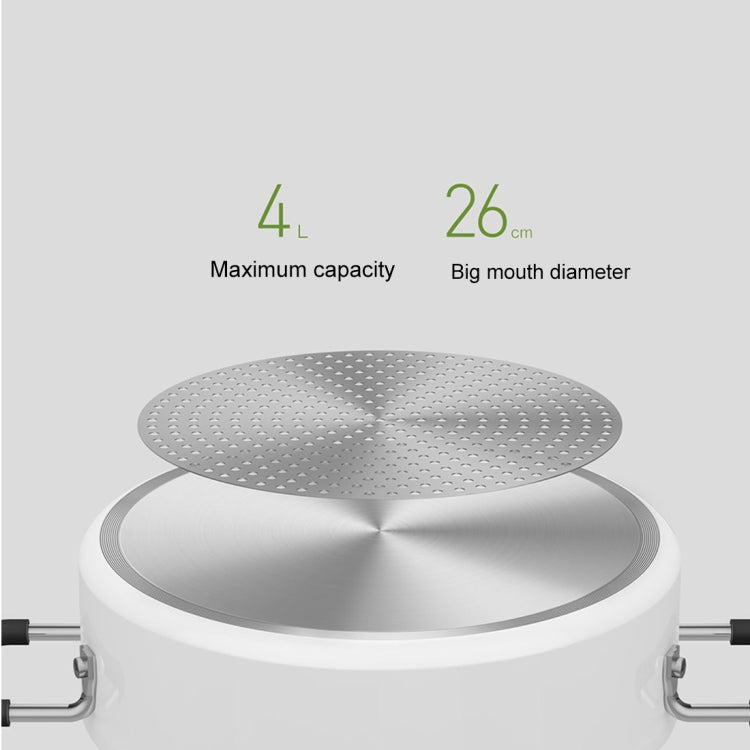 Original Xiaomi Mijia ZWZ 4L Food Grade Non-stick Stockpot, Compatible with Mijia Induction Cooker (HC9071)(White) - free shipping - PMC TechLife - Order now!