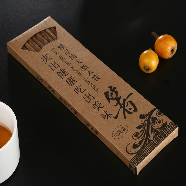 10 Pairs Natural Wenge Non-slip Chopsticks - Cutlery Sets by PMc TechLife | Online Shopping South Africa | PMc TechLife | Buy Now Pay Later Mobicred