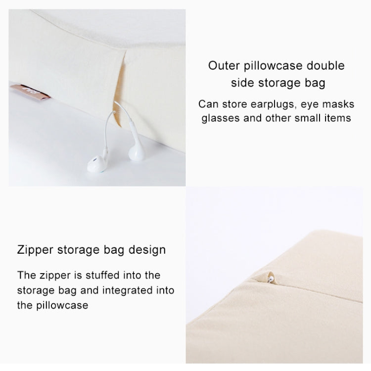 Original Xiaomi Youpin 8H Z2 Natural Latex Pillow Soft Breathable Spine Protection Massage Care Pillow with Cotton Pillowcase - free shipping - PMC TechLife - Order now!