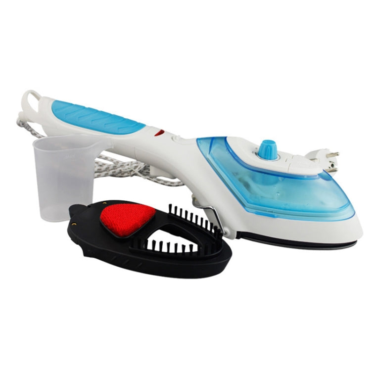 YB-888 900W 2 in 1 Multifunction Household Small Handheld Ironer Travel Portable Handheld Steam Hanging Hot Machine with Steam Brush & Measuring Cup, EU Plug(Blue) - free shipping - PMC TechLife - Order now!