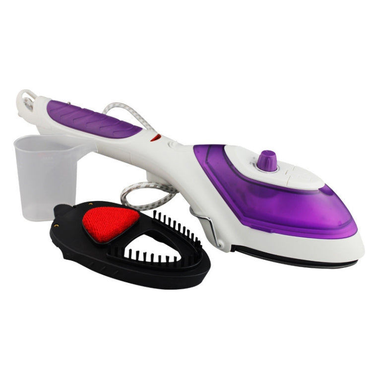 YB-888 900W 2 in 1 Multifunction Household Small Handheld Ironer Travel Portable Handheld Steam Hanging Hot Machine with Steam Brush & Measuring Cup, EU Plug(Purple) - free shipping - PMC TechLife - Order now!