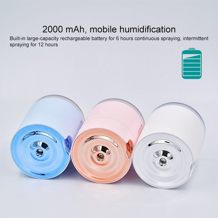 WT-H16 USB Charging Water Pattern Atomizing Humidifier with Colorful Night Lights, Water Tank Capacity: 300mL (Blue) - free shipping - PMC TechLife - Order now!