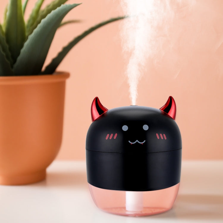 WT-H21 Devil Atomizing Humidifier with Colorful Night Lights, Water Tank Capacity: 200mL(Black) - free shipping - PMC TechLife - Order now!