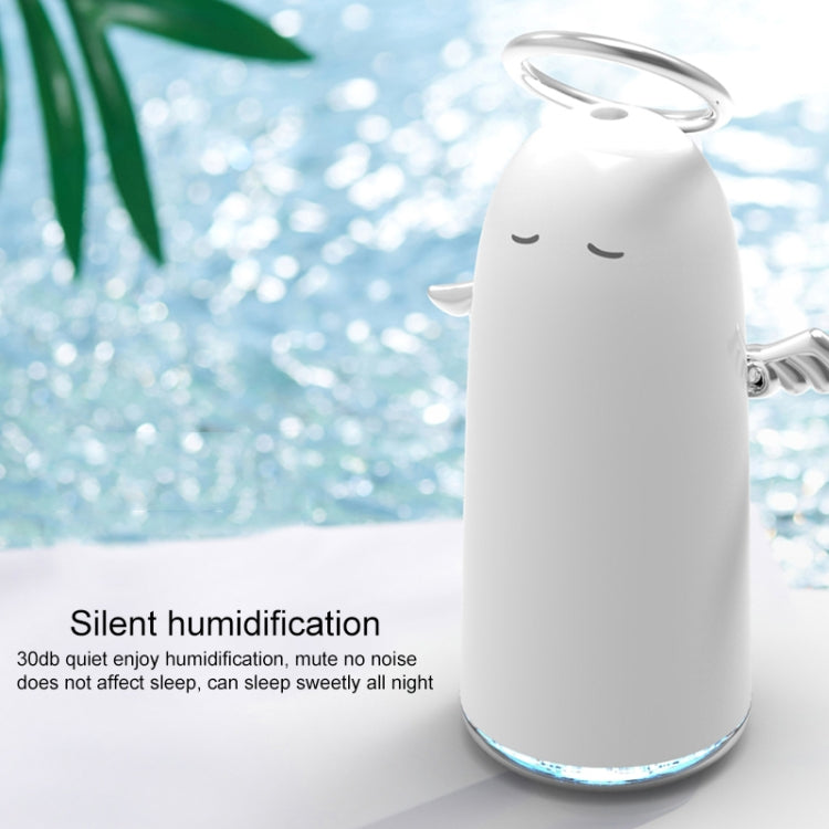 TSHM0 Mini Angel Atomizing Humidifier with Colorful Night Lights, Water Tank Capacity: 230mL (Gold) - free shipping - PMC TechLife - Order now!