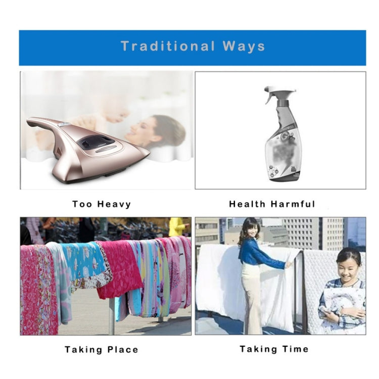 Household Wireless Ultrasonic Deodorizer Vacuum Cleaner Dust Mite Controller(Black) - free shipping - PMC TechLife - Order now!