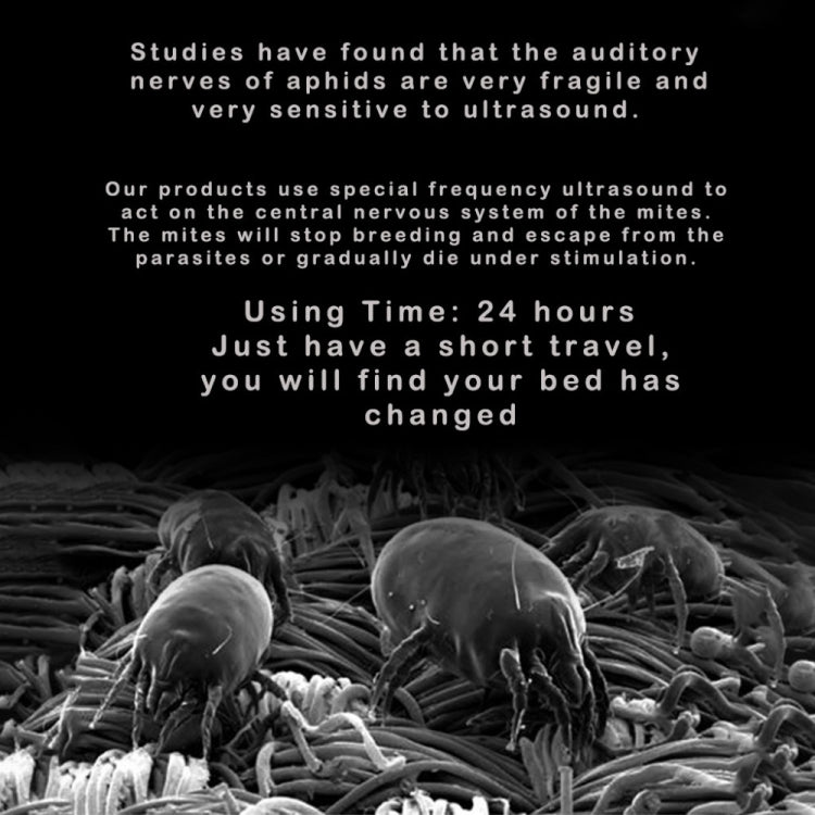 Household Wireless Ultrasonic Deodorizer Vacuum Cleaner Dust Mite Controller(Black) - free shipping - PMC TechLife - Order now!