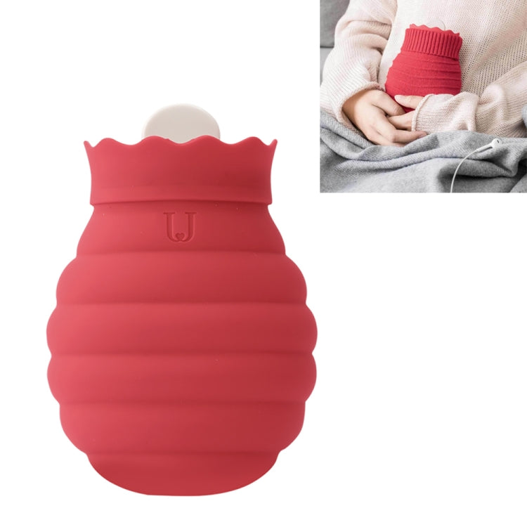 Original Xiaomi Youpin Jotun Judy Warm Water Bag  Silicone Hot Water Bag Small Size���15x10x5.8cm(Red) - free shipping - PMC TechLife - Order now!