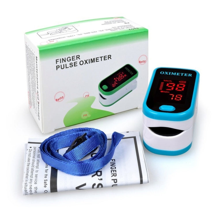 Finger Pulse Oximete LED HD Display Portable Oximeter Equipment Blood Oxygen Monitor Pulse Oximeter(Blue) - Finger Pulse Oximeter by PMC TechLife | Online Shopping South Africa | PMC TechLife | Buy Now Pay Later Mobicred