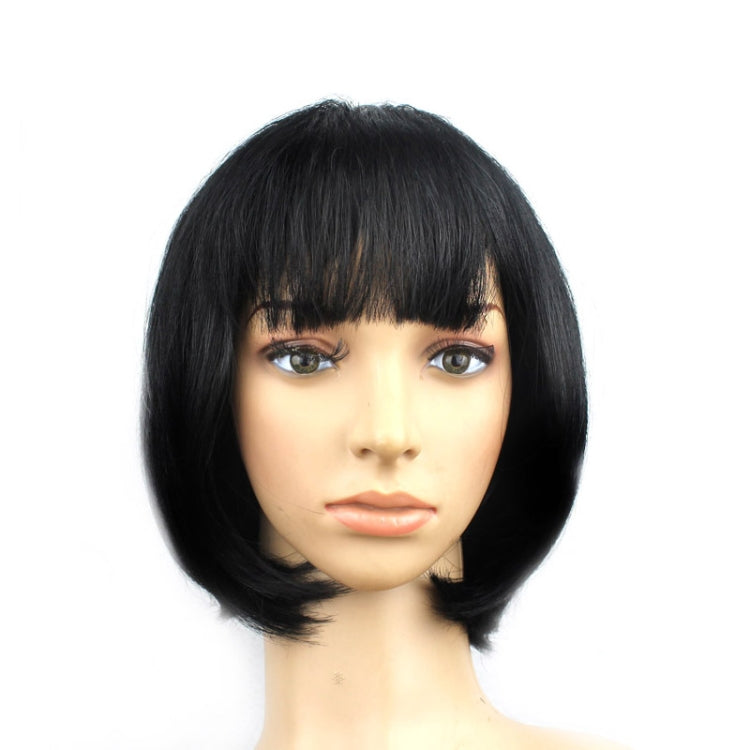 Party Cosplay Headwear Straight Short PET Wigs For Female(Black) - free shipping - PMC TechLife - Order now!