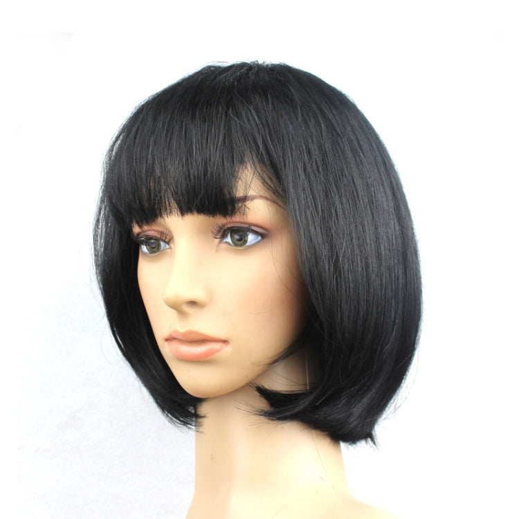 Party Cosplay Headwear Straight Short PET Wigs For Female(Black) - free shipping - PMC TechLife - Order now!
