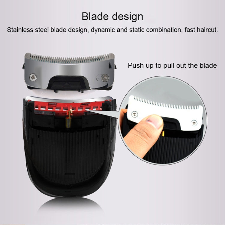 HJ-2018 Men Electric Shaver Fader Self-help Hair Clipper with Spare Cutter Head, Standard Version, CN Plug - free shipping - PMC TechLife - Order now!
