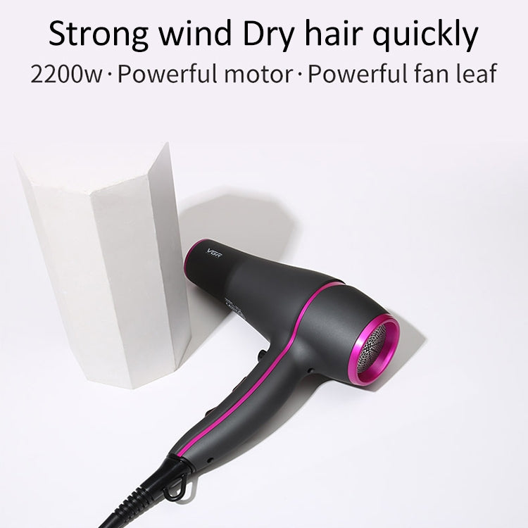 VGR V-402 2200W Household Negative Ion Hair Dryers with 6 Gear Adjustment, Plug Type: EU Plug - free shipping - PMC TechLife - Order now!
