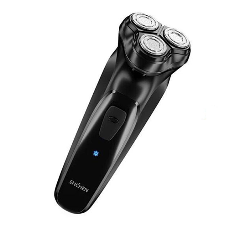 Original Xiaomi ENCHEN Water Proof Triple Rotary Double Ring Blade Shaving Head Electric Rechargeable Shaver For Men(Black) - Electric Shavers by Xiaomi | Online Shopping South Africa | PMC TechLife | Buy Now Pay Later Mobicred