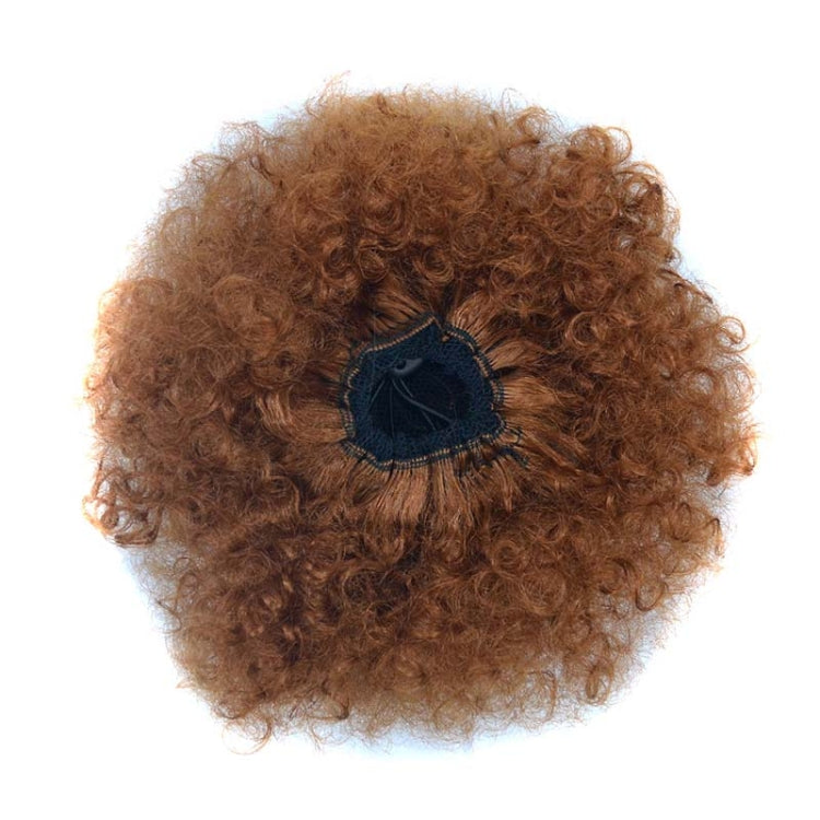 European and American Black People Explosion Head Fluffy Curl Hair Net Wig(Light Brown) - free shipping - PMC TechLife - Order now!