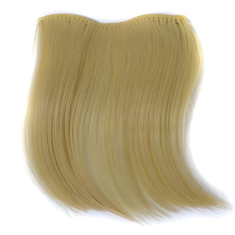 Color Gradient Invisible Seamless Hair Extension Wig Piece Straight Hair Piece Color Bangs Hair Piece(Beige) - free shipping - PMC TechLife - Order now!