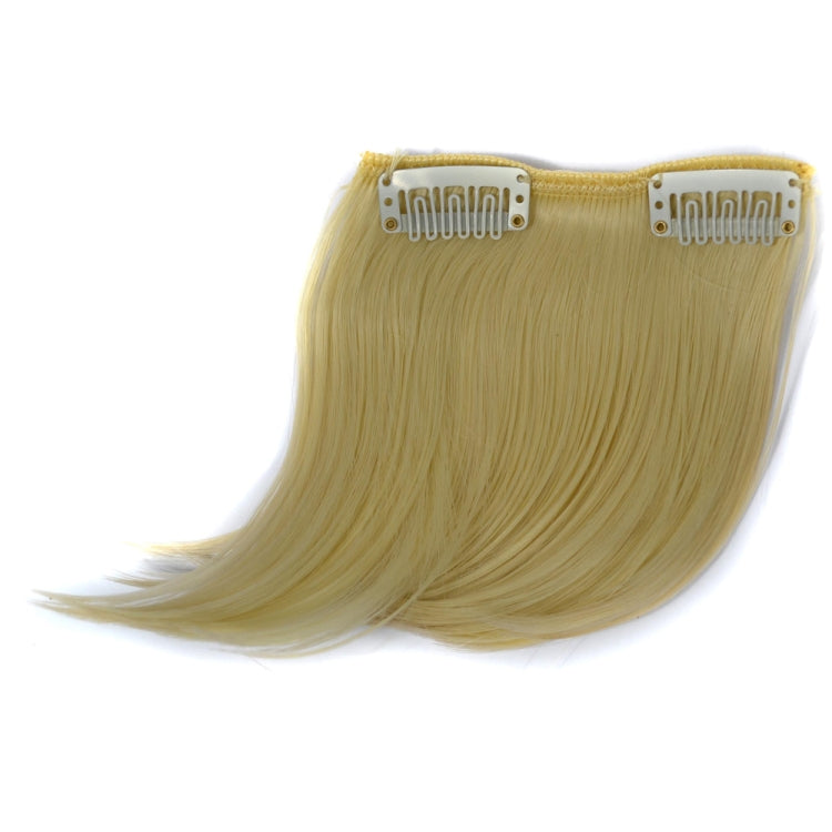 Color Gradient Invisible Seamless Hair Extension Wig Piece Straight Hair Piece Color Bangs Hair Piece(Beige) - free shipping - PMC TechLife - Order now!