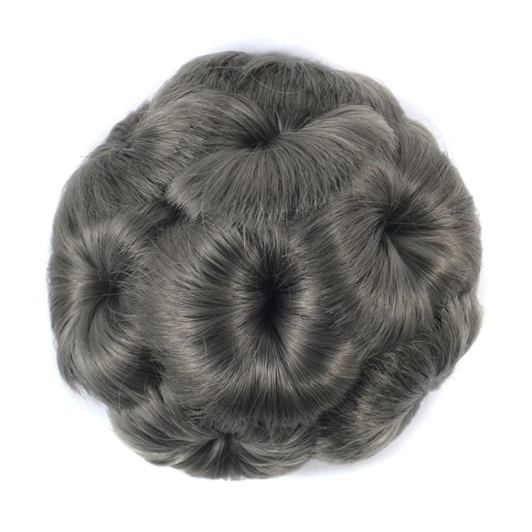 Wig Ball Head Flower Hairpin Hair Bag Wig Headband for Bride(Grey) - free shipping - PMC TechLife - Order now!