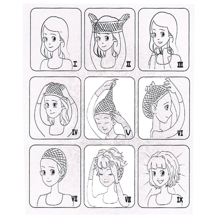 T191006 European and American Wig Headgear with Short and Small Curly Hair for Women (Black Brown) - free shipping - PMC TechLife - Order now!