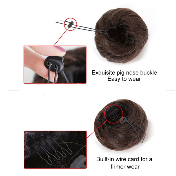Wig Bun Flower Shape Hair Package Hair Disk(Black Brown) - free shipping - PMC TechLife - Order now!