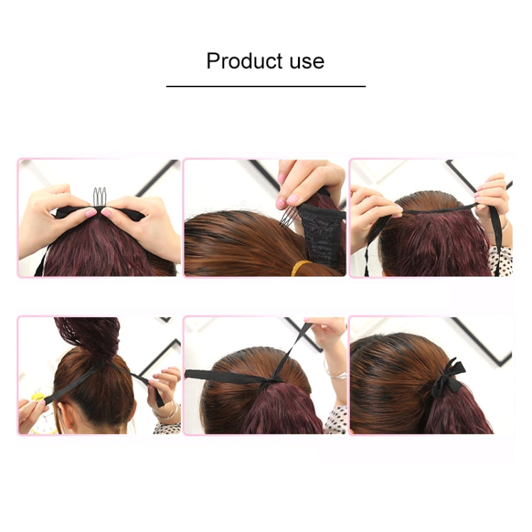 Natural Long Straight Hair Ponytail Bandage-style Wig Ponytail for Women���Length: 45cm (Marron) - free shipping - PMC TechLife - Order now!