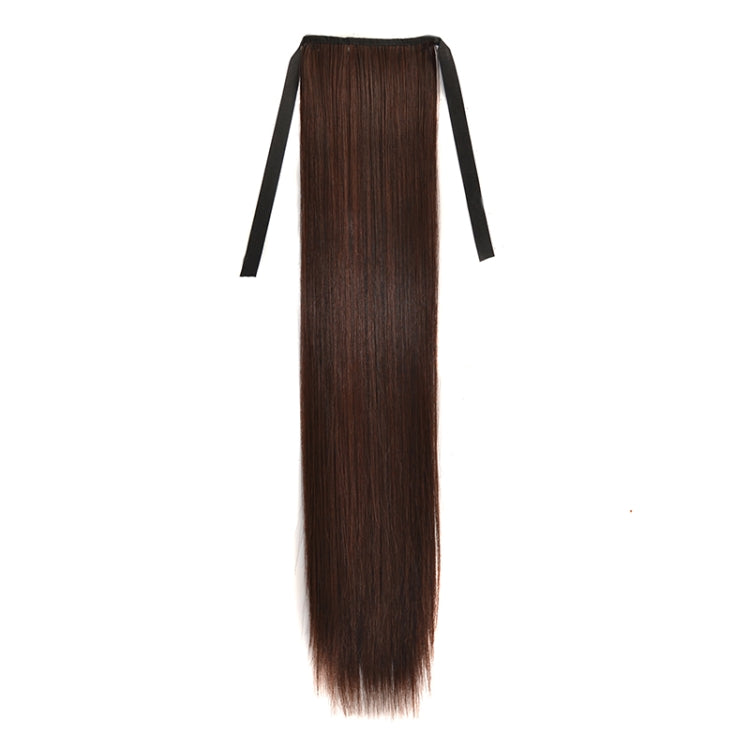 Natural Long Straight Hair Ponytail Bandage-style Wig Ponytail for Women���Length: 60cm (Marron) - free shipping - PMC TechLife - Order now!