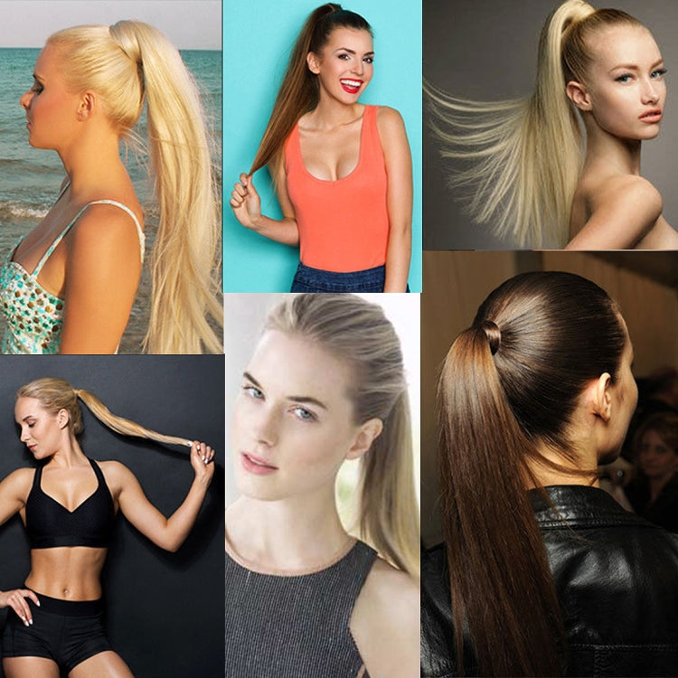 1B# Invisible Seamless Bandage-style  Wig Long Straight Hair Wig Ponytail - free shipping - PMC TechLife - Order now!