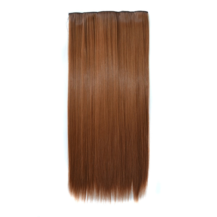27# One-piece Seamless Five-clip Wig Long Straight Wig Piece - free shipping - PMC TechLife - Order now!