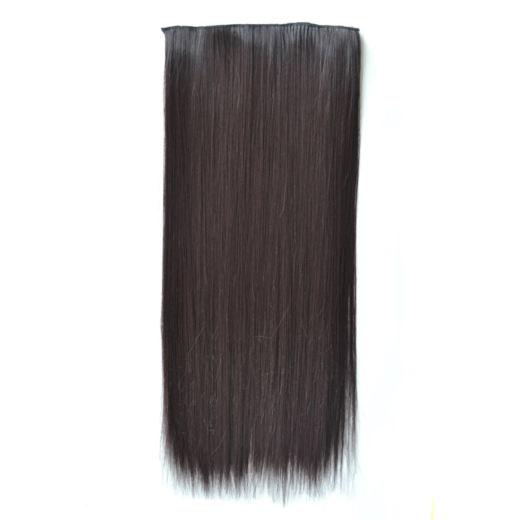 99J# One-piece Seamless Five-clip Wig Long Straight Wig Piece - free shipping - PMC TechLife - Order now!
