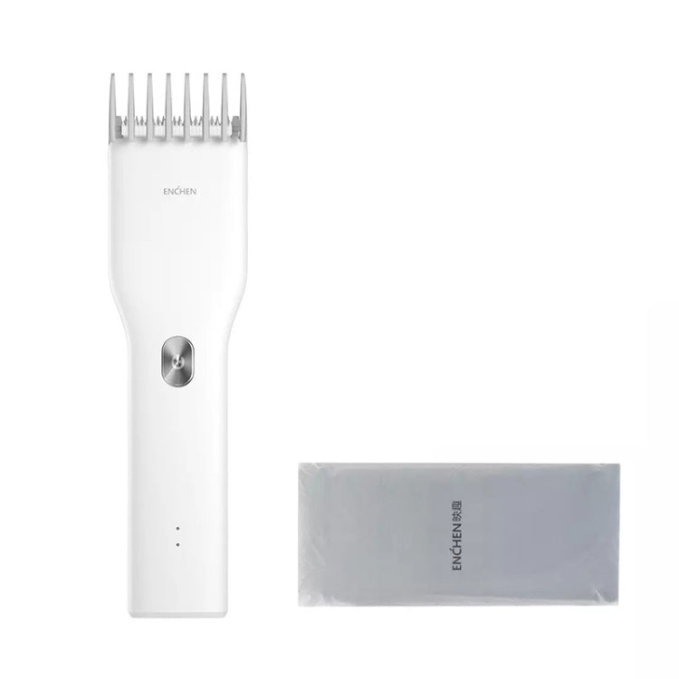 Original Xiaomi Enchen Boost Intelligent Fast Charging Electric Hair Trimmer Haircut Machine (White) - Hair Trimmer by Xiaomi | Online Shopping South Africa | PMC TechLife | Buy Now Pay Later Mobicred