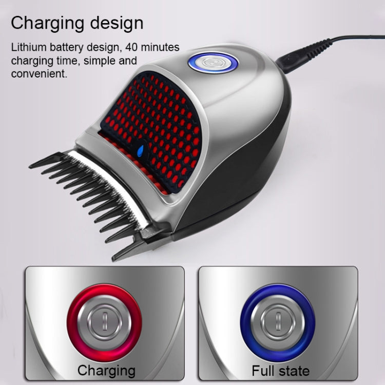 HJ-2019 Men Electric Shaver Fader Self-help Hair Clipper with Cloth + Sponge + Spare Cutter Head, Standard Version, CN Plug - free shipping - PMC TechLife - Order now!