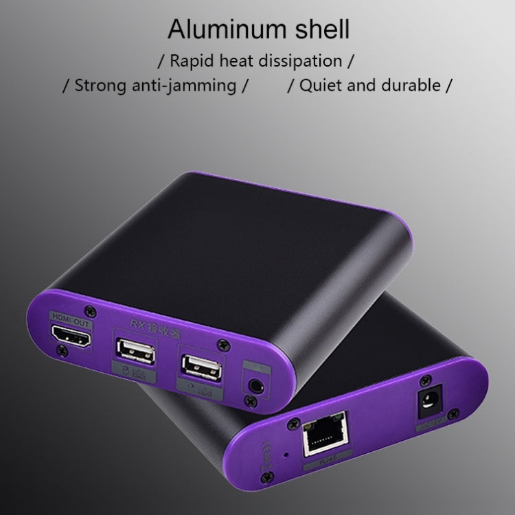 CAT872-KVM HDMI Extender (Receiver & Sender) over CAT5e/CAT6 Cable with USB Port and KVM Function, Transmission Distance: 200m(AU Plug) - Amplifier by PMC TechLife | Online Shopping South Africa | PMC TechLife | Buy Now Pay Later Mobicred