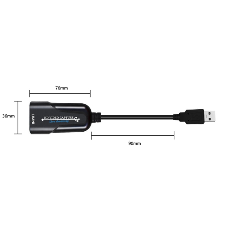 K004 HDMI to USB 3.0 UVC HD Video Capture (Black) - free shipping - PMC Jewellery - Order now!