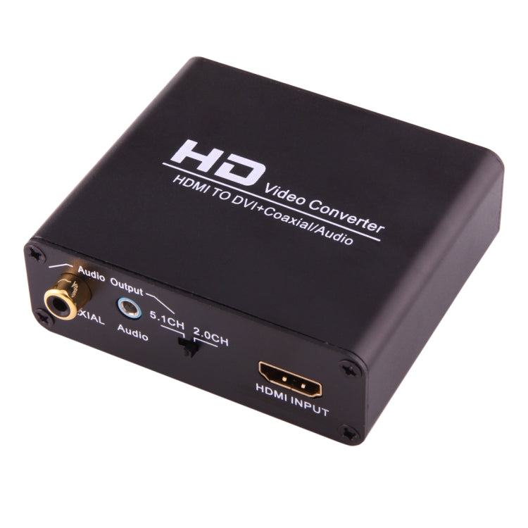 NEWKENG X5 HDMI to DVI with Audio 3.5mm Coaxial Output Video Converter, US Plug - free shipping - PMC Jewellery - Order now!