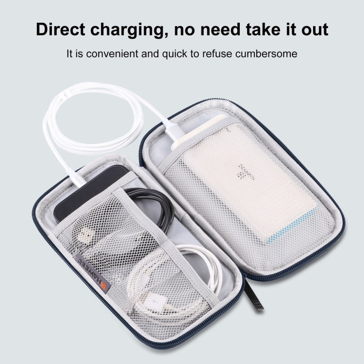 HAWEEL Electronic Organizer Storage Bag for Cellphones, Power Bank, Cables, Mouse, Earphones(Dark Blue) - free shipping - PMC TechLife - Order now!