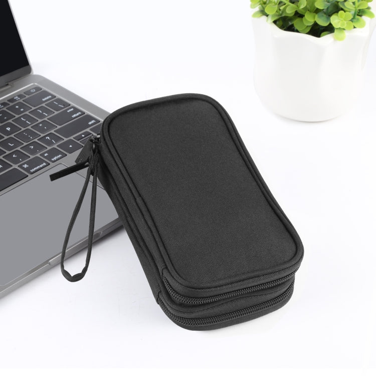 HAWEEL Electronic Organizer Double Layers Storage Bag for Cables, Charger, Power Bank, Phones, Earphones(Black) - free shipping - PMC TechLife - Order now!