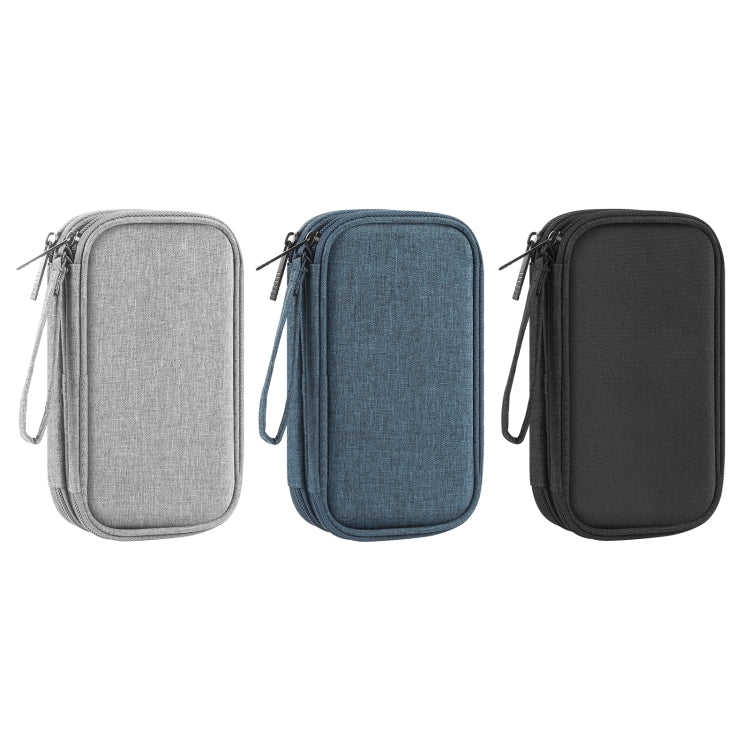 HAWEEL Electronic Organizer Double Layers Storage Bag for Cables, Charger, Power Bank, Phones, Earphones(Black) - free shipping - PMC TechLife - Order now!