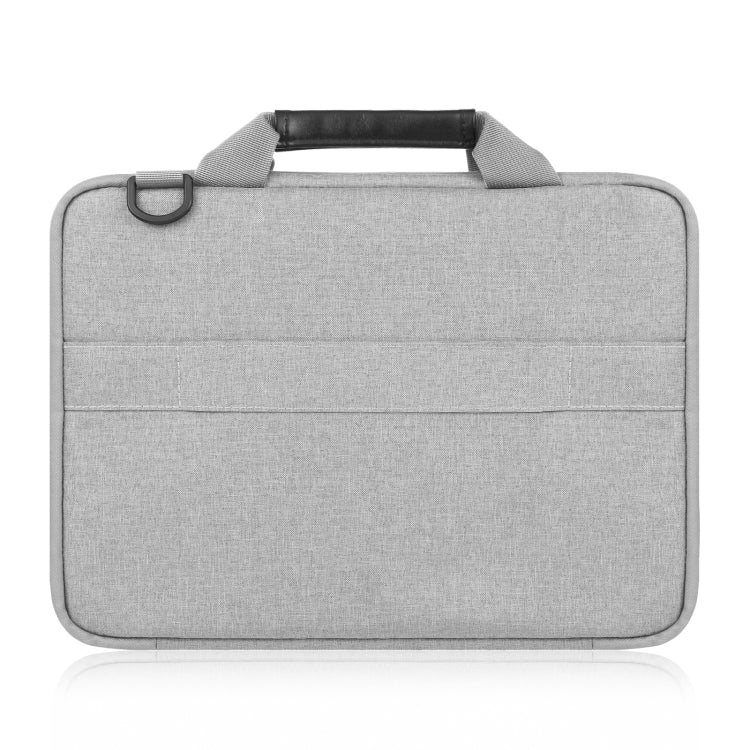HAWEEL 15.0 inch -16.0 inch Briefcase Crossbody Laptop Bag For Macbook, Lenovo Thinkpad, ASUS, HP(Grey) - 15 inch by HAWEEL | Online Shopping South Africa | PMC TechLife | Buy Now Pay Later Mobicred