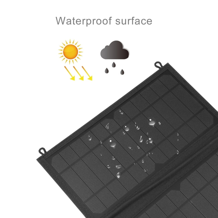 HAWEEL 18W 3 Panels Foldable Solar Panel Charger Bag with 5V / 3.1A Max Dual USB Ports, Support QC3.0 and AFC - free shipping - PMC TechLife - Order now!