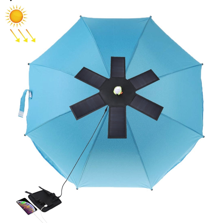 HAWEEL 42W Foldable Umbrella Top Solar Panel Charger with 5V 3.0A Max Dual USB Ports, Support QC3.0 / FCP / SCP/ AFC / SFCP Protocol - free shipping - PMC Jewellery - Order now!
