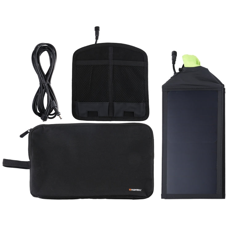 HAWEEL 28W Foldable Umbrella Top Solar Panel Charger with 5V 3A Max Dual USB Ports, Support QC3.0 / FCP / SCP/ AFC / SFCP Protocol(Black) - free shipping - PMC Jewellery - Order now!