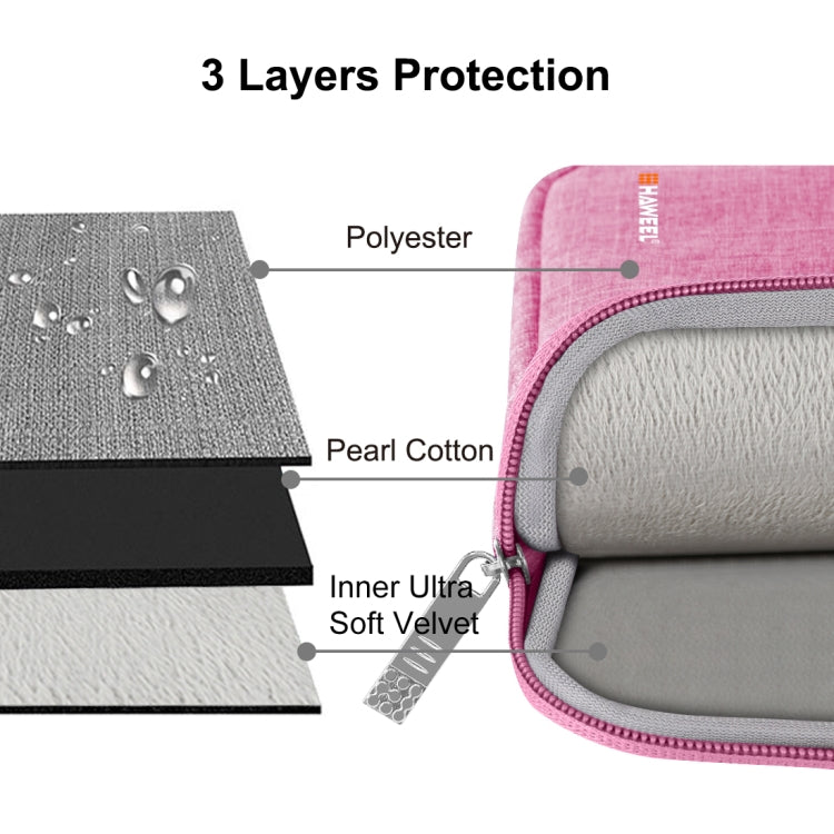 HAWEEL 7.9 inch Sleeve Case Zipper Briefcase Carrying Bag, For iPad mini 4 / iPad mini 3 / iPad mini 2 / iPad mini, Galaxy, Lenovo, Sony, Xiaomi, Huawei 7.9 inch Tablets(Pink) - free shipping - PMc TechLife - Order now!