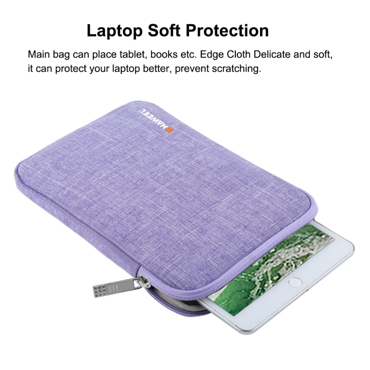 HAWEEL 7.9 inch Sleeve Case Zipper Briefcase Carrying Bag, For iPad mini 4 / iPad mini 3 / iPad mini 2 / iPad mini, Galaxy, Lenovo, Sony, Xiaomi, Huawei 7.9 inch Tablets(Purple) - free shipping - PMc TechLife - Order now!