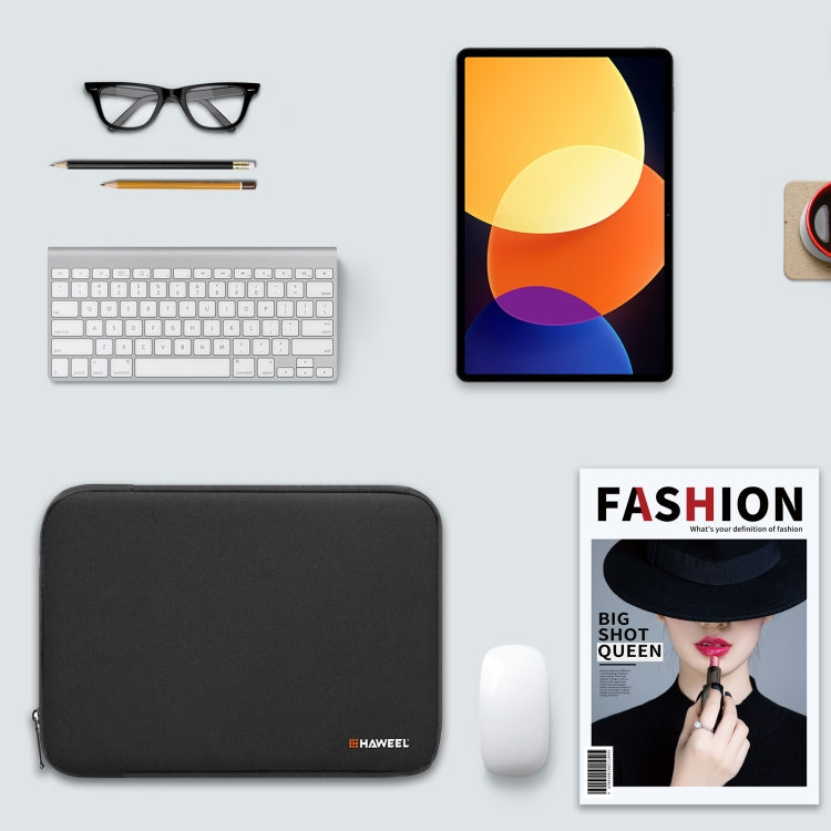 HAWEEL 9.7 inch Sleeve Case Zipper Briefcase Carrying Bag, For iPad 9.7 inch / iPad Pro 9.7 inch, Galaxy, Lenovo, Sony, Xiaomi, Huawei 9.7 inch Tablets(Black) - Other by HAWEEL | Online Shopping South Africa | PMC TechLife | Buy Now Pay Later Mobicred