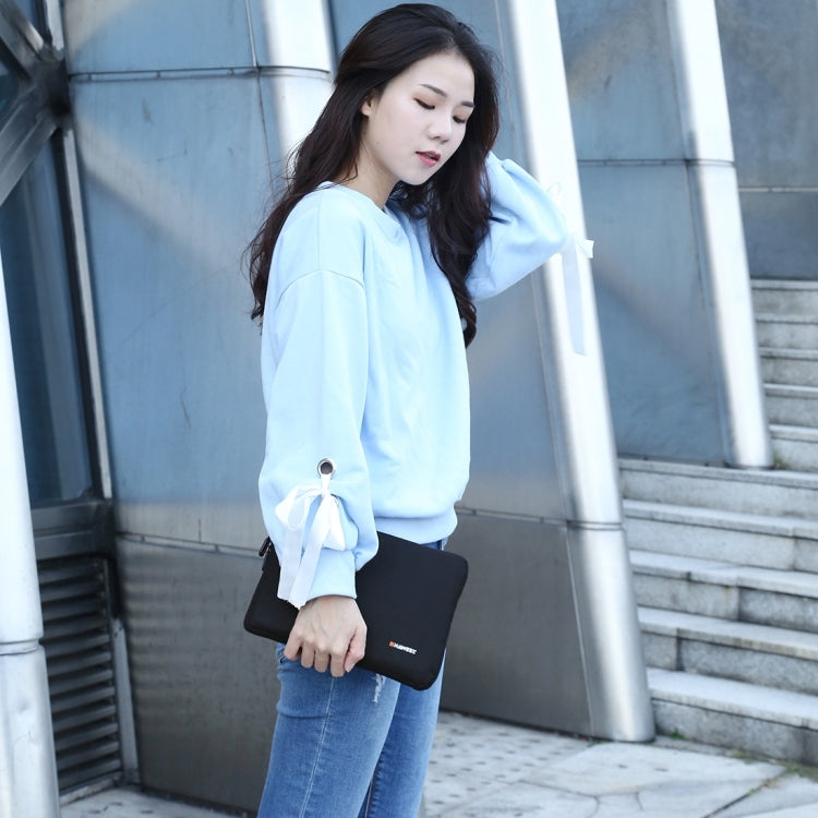 HAWEEL 9.7 inch Sleeve Case Zipper Briefcase Carrying Bag, For iPad 9.7 inch / iPad Pro 9.7 inch, Galaxy, Lenovo, Sony, Xiaomi, Huawei 9.7 inch Tablets(Black) - Other by HAWEEL | Online Shopping South Africa | PMC TechLife | Buy Now Pay Later Mobicred