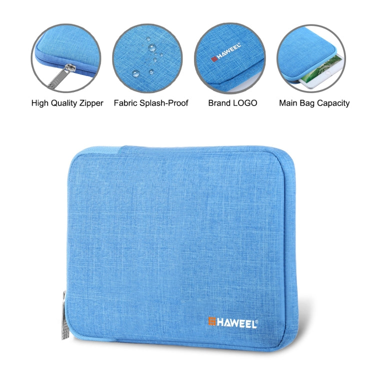HAWEEL 9.7 inch Sleeve Case Zipper Briefcase Carrying Bag, For iPad 9.7 inch / iPad Pro 9.7 inch, Galaxy, Lenovo, Sony, Xiaomi, Huawei 9.7 inch Tablets(Blue) - free shipping - PMc TechLife - Order now!