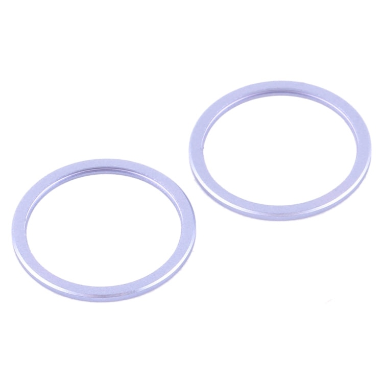 2 PCS Rear Camera Glass Lens Metal Protector Hoop Ring for iPhone 12(Purple) - free shipping - PMc TechLife - Order now!