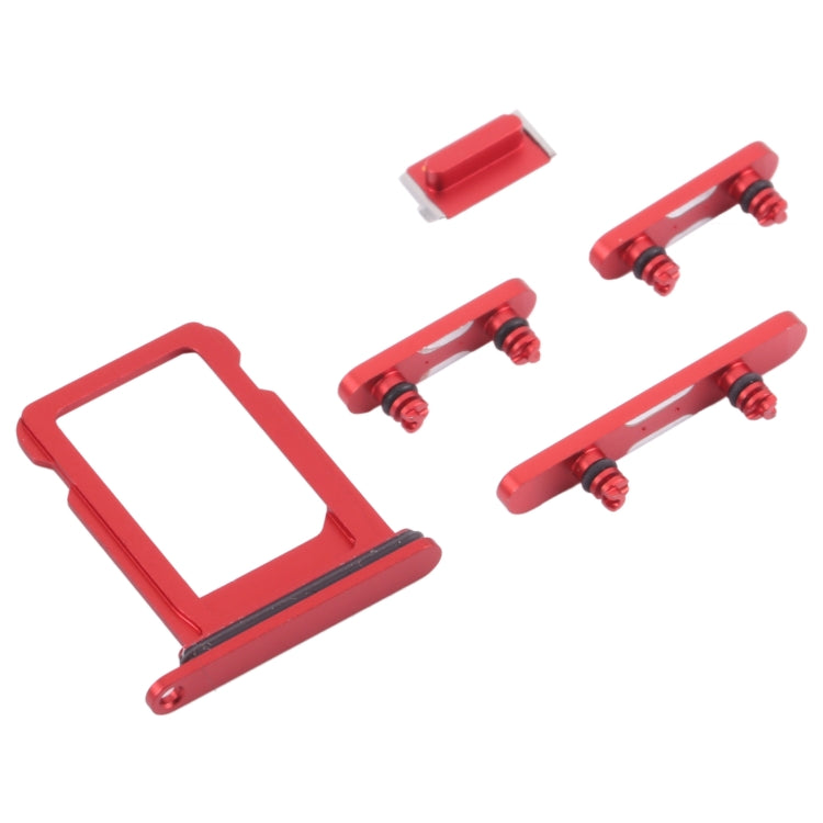 SIM Card Tray + Side Keys for iPhone 13 Mini(Red) - Others by PMc TechLife | Online Shopping South Africa | PMc TechLife | Buy Now Pay Later Mobicred